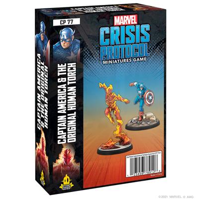 Marvel Crisis Protocol - Captain America and the Original Human Torch