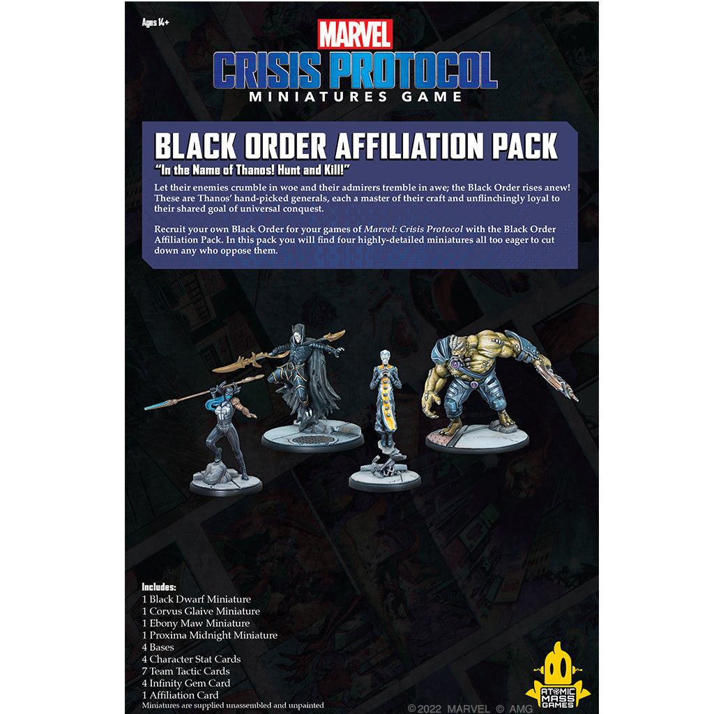 Marvel Crisis Protocol -  Black Order Squad Pack